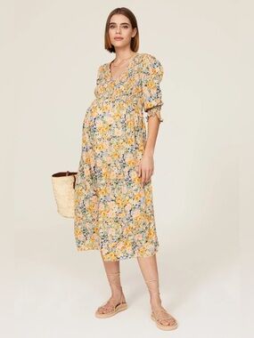 Isabella Oliver Meredith Floral Maternity Dress Size 2 (size 6 equivalent)